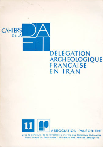 Cahiers de la DAFI 11.
