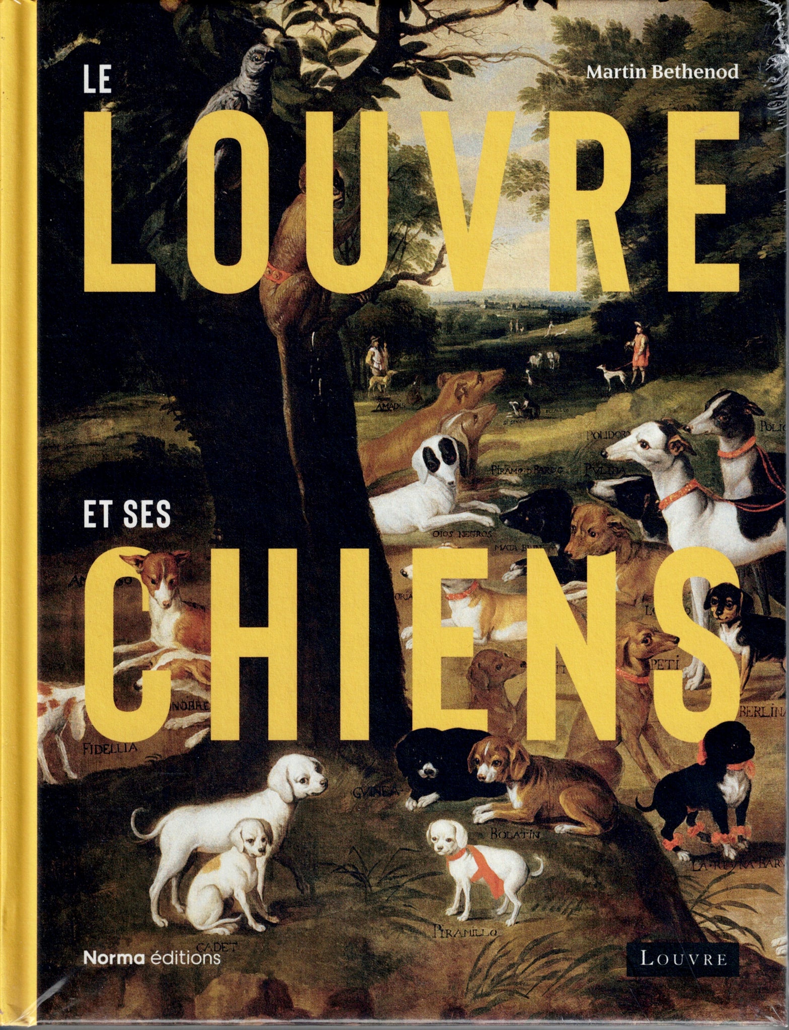 Le Louvre et ses chiens.