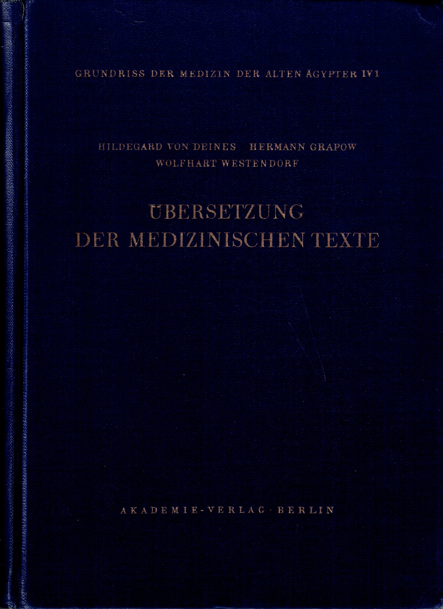 Ubersetzung der Medizinischen Texte.