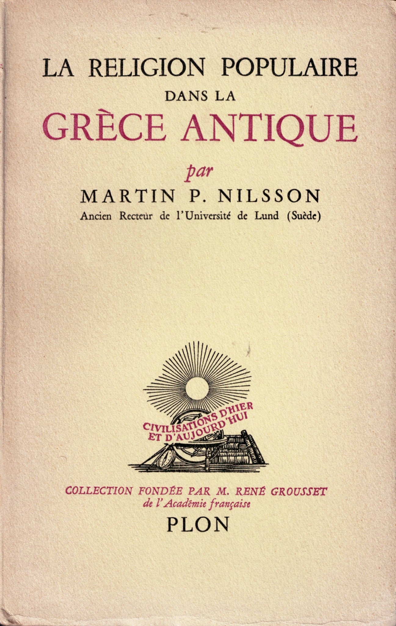 La religion populaire dans la Grèce antique.