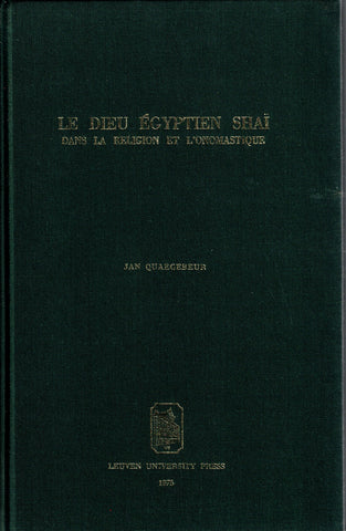 The Egyptian god Shai in religion and onomastics.