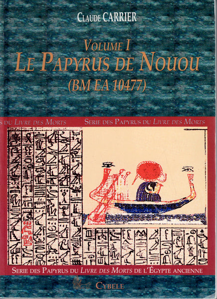 Série des Papyrus du Livre des Morts de l'Egypte ancienne. 4 volumes.