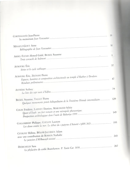 Bulletin de l'Institut Français d'Archéologie Orientale 100. BIFAO 100.