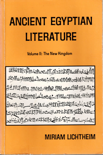 Ancient Egyptian Literature. Volume I, II & III.