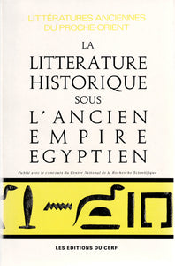 Historical literature under the Old Kingdom of Egypt.