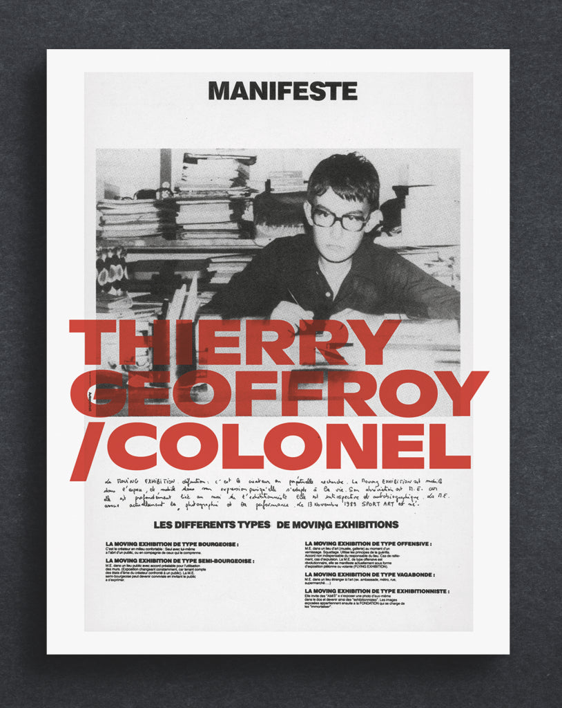 Thierry Geoffroy | Colonel: A PROPULSIVE RETROSPECTIVE.