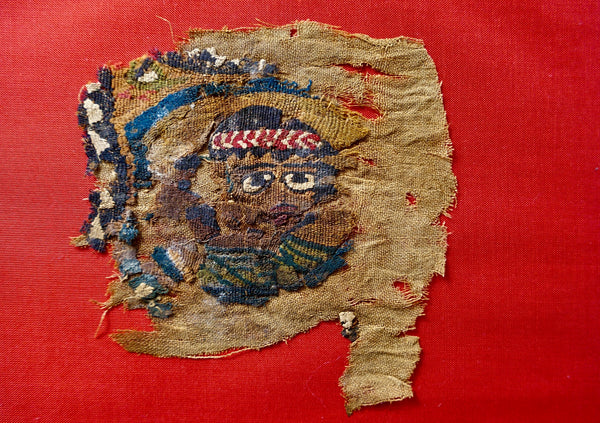 Portrait. Tissus copte. V-VII siècle.
