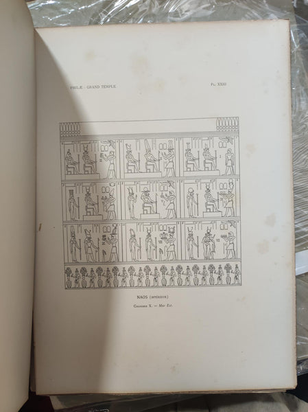 Description et histoire de l'île de Philae. Première partie: Textes hiéroglyphiques. MMAF. Tome treizième, 1er fascicule.