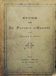 Etude sur le Papyrus d'Orbiney.