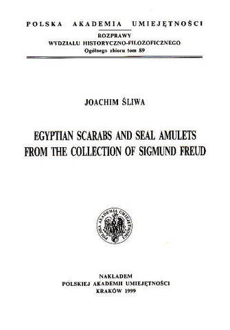 Egyptian scarabs and seal amulets from the Cracow collections.