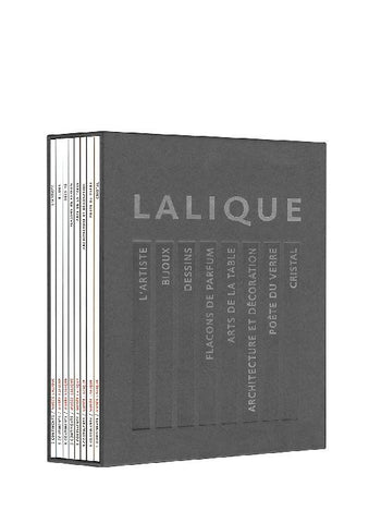 Lalique. L'artiste, bijoux, dessins, flacons de parfum, arts de la table, architecture et décoration, poète du verre, cristal.