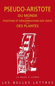 Du monde. Positions et dénominations des vents. Des plantes.