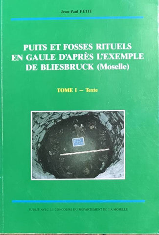Puits et fosses rituels en Gaule d'après l'exemple de Bliesbruck (Moselle).