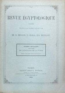 Une page de l'histoire de la Nubie. Revue égyptologique. Extrait du 4e volume, fascicule III-IV.