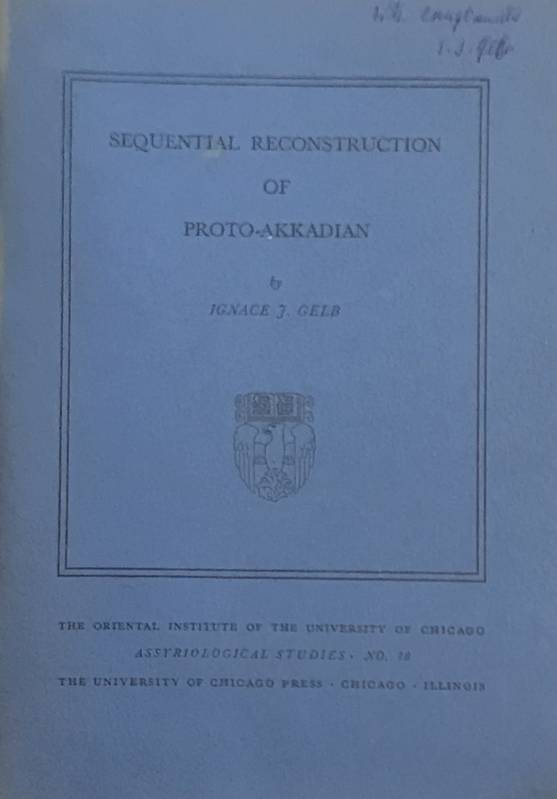 Sequential reconstruction of proto-akkadian.