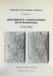 Documents cunéiformes de Strasbourg conservés à la Bibliothèque Nationale et Universitaire. Tome 1: Autographies.
