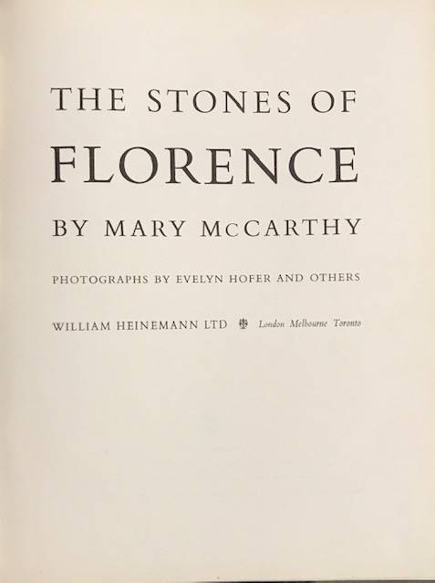 The Stones of Florence.