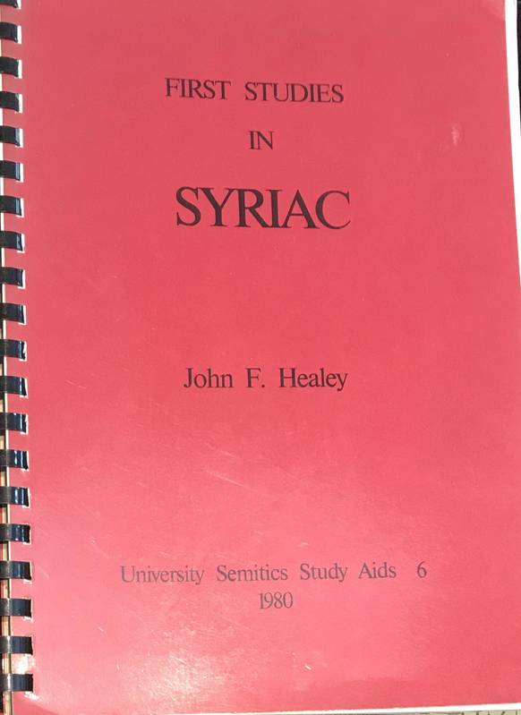 First studies in Syriac.