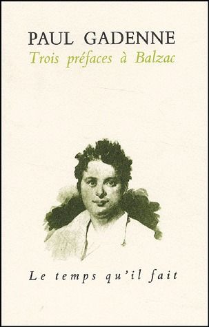 Three prefaces to Balzac.
