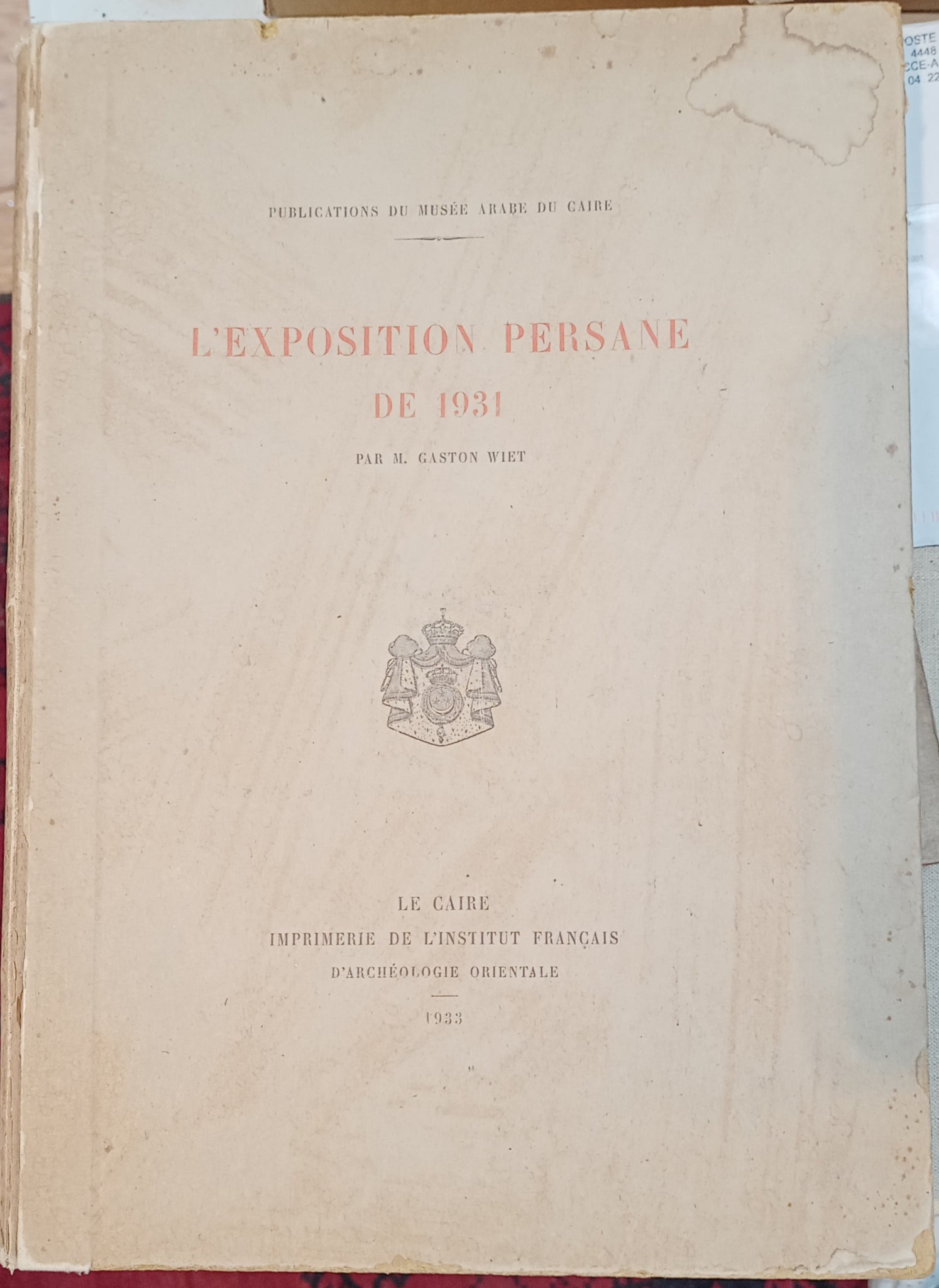 L'exposition persane de 1931.