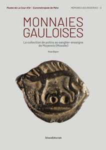 Monnaies Gauloises, la collection de potins au sanglier-enseigne de Moyenvic (Moselle).